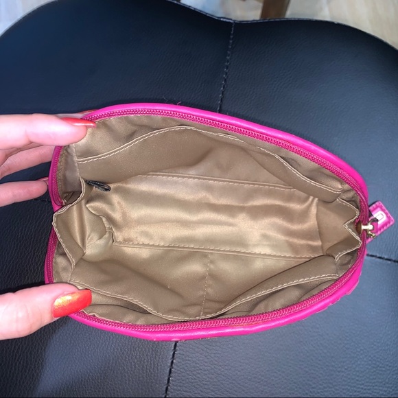 COACH Pink Cosmetic Bag - Picture 3 of 9